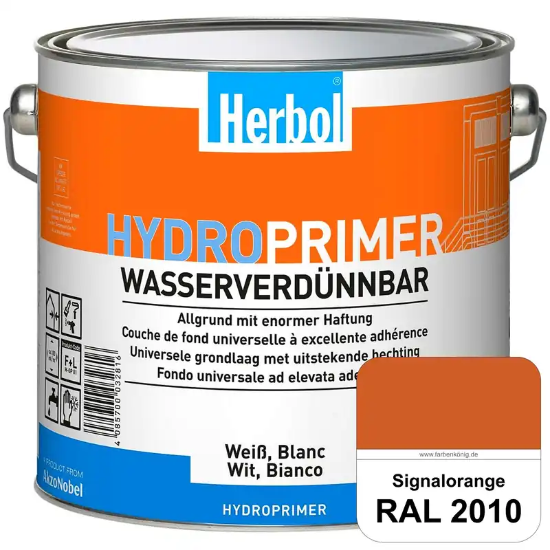 Rabatt Hydroprimer (RAL 2010 Signalorange) wasserverdünnbare Allgrund (Innen&Außen)