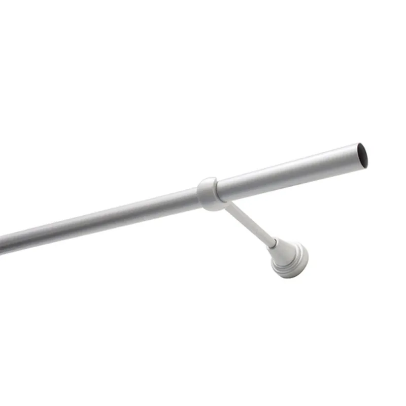 Geprüft Gardinia Gardinenstange Ally 1-Lauf Durchmesser 19 mm 240 cm silber-satin