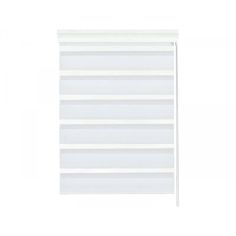 Gardinia Doppelrollo mit weißer Aluminiumkassette weiß Markenware